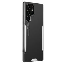 Decase for Samsung Galaxy S24 2024 New,Galaxy S24 Hybrid Case Hard Metal Back & Soft TPU Ultra Thin Slim Phone Shell Anti-Scratch Lightweight Cover,for Samsung Galaxy S24 - Silver