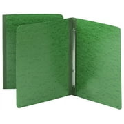 Side Opening Pressboard Report Cover, Prong Fastener, Letter, Green