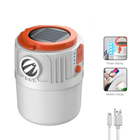 

High Power Solars LED Camping Light USB Rechargeable Bulb For Outdoor Tent Lamp Portable Lantern Emergency Lights For BBQ Hiking