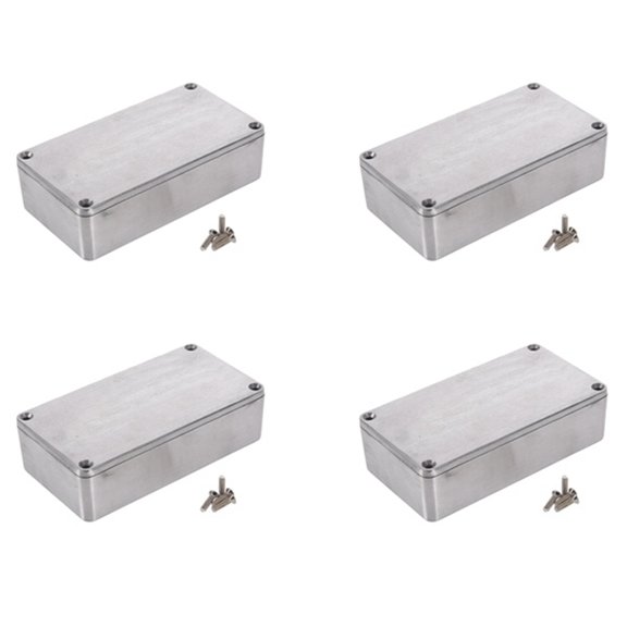 4X Aluminium Electronics Project Box Case Enclosure Instrument Waterproof, Standard 1590B 112X60X31mm