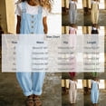 thumbnail image 4 of THDHVS Pants for Women,Solid Color Linen Spaghetti Strap Jumpsuit with Pockets Loose Summer Casual Outfit,Womens Pants Casual Yellow S, 4 of 6