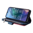 thumbnail image 5 of Multifunctional Case for Motorola Moto G10,[RFID Blocking] 9 Credit Cards Holder with Wrist Strap, Premium PU Leather Zipper Wallet Purse Magnetic Flip Phone Cover for Motorola Moto G10, Blue, 5 of 12