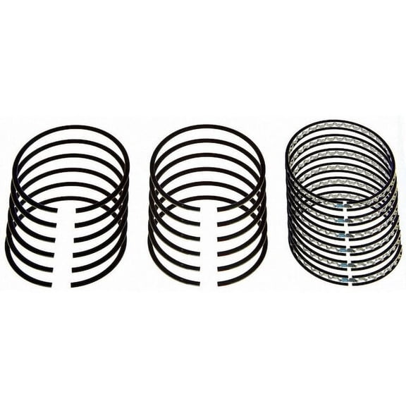 Piston Ring Set - Compatible with 2014 - 2021 Chevy Silverado 1500 4.3L V6 VIN H 2015 2016 2017 2018 2019 2020