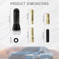 thumbnail image 2 of HUGFEGWE Car Short Antenna, Carbon Fiber Car Audio & Video Antennas for AM/FM Reception, Universal Replacement Car Antenna with 4 Adapters, 2 Rubber Rings, Automotive Exterior U2537-6046, 2 of 7