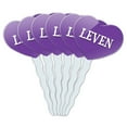 thumbnail image 1 of Leven Heart Love Cupcake Picks Toppers - Set of 6, 1 of 1