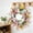 Multicolor, variant on Spring Summer Artificial Flower Wreath, Colorful Floral Door Wreath for Home Wall & Entryway Decor