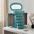 thumbnail image 5 of Hives and Honey Cari Jewelry Chest Jewelry Box for Women, Turquoise, 5 of 7
