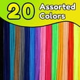 thumbnail image 5 of 200pcs Pipe Cleaners for Crafts 20 Assorted Color, Pipe Cleaner Chenille Stems, for Pipe Cleaners Craft Supplies DIY Arts & Crafts Decoration (6 mm x 12 Inch), 5 of 9