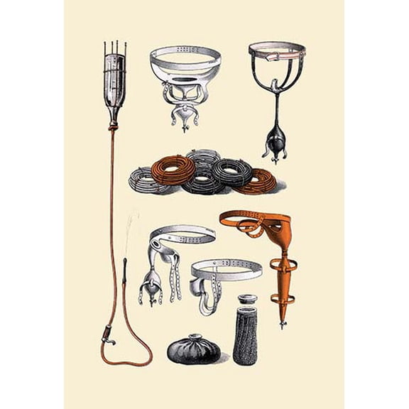 Urinals, Tubes, and Ice Packs Fine art canvas print (20" x 30")