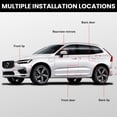thumbnail image 2 of Yazoeia 4PCS Car Door Edge Protection Stickers, Rubber Anti Scratch Resistant Bumper Protector Trim, Auto Side Door Self Adhesive Decals, Vehicle Protective Strip for Cars SUV Truck（Black）, 2 of 6