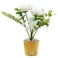 thumbnail image 1 of Simulación de flores artificiales Dali crisantemo bonsái de cerámica decoración creativa planta artificial flor de seda en maceta planta verde, 1 of 5