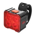 thumbnail image 3 of 2x Luz De Bicicleta Luz Trasera De Bicicleta Recargable Por USB Faro De Bicicleta Súper Brillante 4 Cuentas De Lámpara Luz Roja, 3 of 8