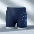 thumbnail image 2 of XDZJLR Mens Swim Briefs Quick Drying Swimming Trunks Drawstring Elastic Swimming Trunks For Men Soft Beachwear Blue, 2 of 3