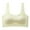 Yellow, variant on WREESH Young Girls' Solid Color Bras Soft, Comfortable, Breathable Student Underwear (9-15 Years) Yellow