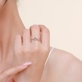 thumbnail image 5 of S925 Sterling Silver Niche Design Figure Eight Ring, 5 of 6