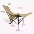 thumbnail image 3 of fastboy Stable And Firm Folding Chair With 300lbs Load-bearing Capacity Can Be Adjusted black, 3 of 6