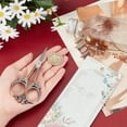 thumbnail image 3 of HLONK 1Set 4.7Inch Stainless Steel Sewing Scissors Butterfly Pattern Pointed Tip Rainbow Color, 3 of 9