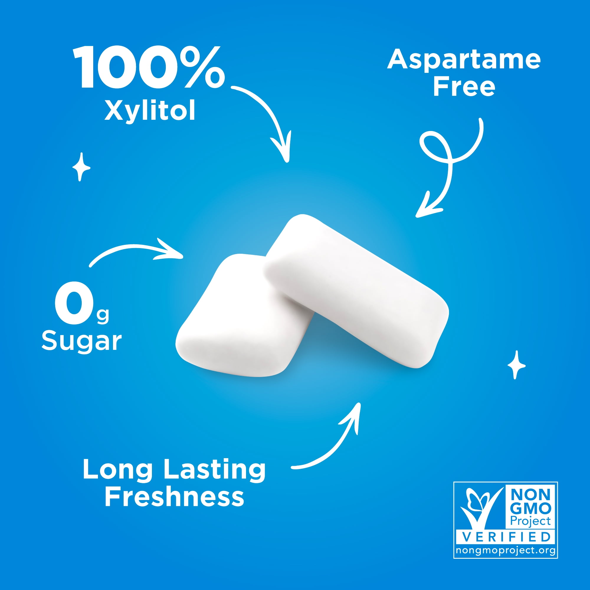 (3 pack) PUR Gum, Aspartame Free, Sugar Free & 100% Xylitol, Peppermint Chewing Gum, 55 Pieces, Pack of 1
