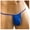 Blue, variant on Seductiva Clothing Men's Underwear New Men T-back Thin Thong Low-Waisted Underpants Sexy Comfortable Underwear Soft Moisture Wicking Underwear