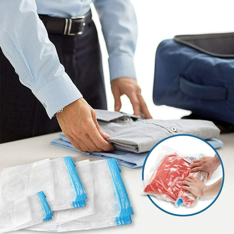 Travel Compression Bags Vacuum Packing, Roll Up Travel Space Saver Bags for  Luggage, Cruise Ship Essentials