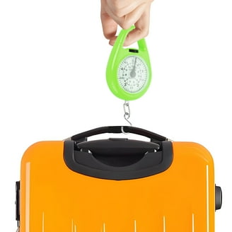 Compact Luggage Scale With 1M Tape Measure – Weighs Up To 35kg/80lb, Perfect For Travel & Fishing