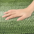 thumbnail image 3 of Unique Bargains Gradient Color Striped Bath Mats 2 Pcs Non-Slip Bathroom Rugs Green 16" x 24", 3 of 6
