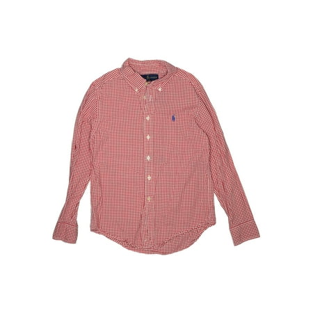 

Pre-Owned Ralph by Ralph Lauren Boy s Size 9-12 Mo Long Sleeve Button-Down Shirt