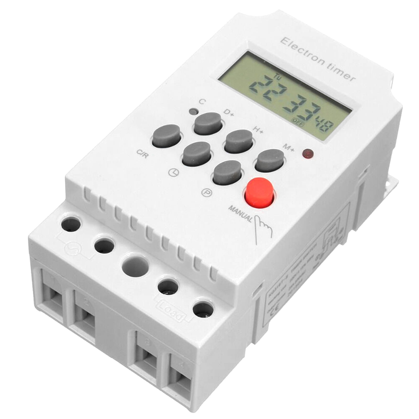 KG316T-II AC 220V 25A Din Rail Digital Programmable Electronic Timer Switch 