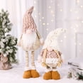 thumbnail image 3 of Retractable Santa Claus Dolls Ornaments Merry Christmas Decorations for Home Nordic Faceless Elderly Dolls for Children Gifts, 3 of 5