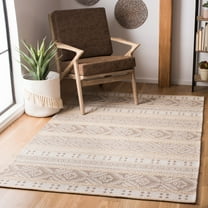 SAFAVIEH Augustine Willoughby Southwestern Area Rug, Taupe/Cream, 5' x 7'7"