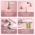 thumbnail image 6 of Massage Apparatus Mini Fascia Deep Tissue Small Massager - Portable, AI Chip, Lightweight, Compact Design, Pink, for Muscle Recovery, Easy Handling, Gift for Women, 6 of 7