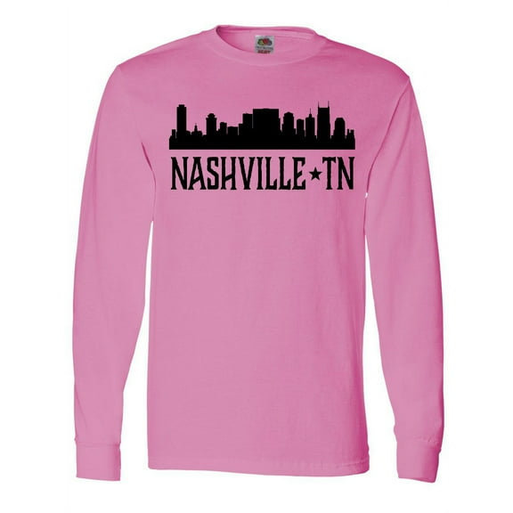 Inktastic Nashville Tennessee City Skyline Long Sleeve T-Shirt