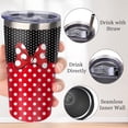 thumbnail image 2 of Cute Mouse Tumbler With Straw and Lid, Stainless Steel 10oz Insulated Coffee Travel Mug, Cartoon Mouse Gifts Cups for Women and Girls, 2 of 6