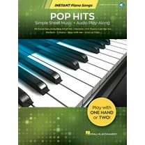 Pop Hits Instant Piano Songs Piano Sheet Music and Audio Play-Along 30 Popular Hits Including All of Me Havana Viva La V, (Paperback)