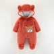 thumbnail image 2 of 0 3 6 9 12 meses Peleles para bebés recién nacidos Lindo alce navideño de peluche Mono para niña Otoño Invierno Ropa cálida para bebés, 2 of 5