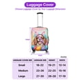 thumbnail image 5 of Happy Easter Cavalier King Charles Spaniel with Bunny Ear Headband and Flowers Travel Luggage Cover Dog Lover Gifts Suitcase Dust Protective Decor - 13001, 5 of 5