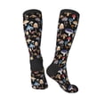 thumbnail image 4 of Bingfone Compression Socks For Women And Men Long Socks For Running Athletic Cycling Nurse-Mushrooms And Autumn Leaves, 4 of 9