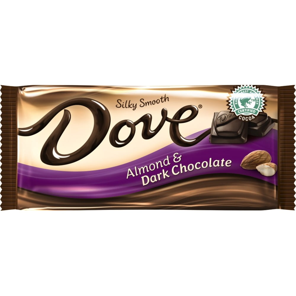 Dove Roasted Almond Silky Smooth Dark Chocolates, 3.3 oz by MARS, INC.