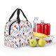 thumbnail image 5 of Easygdp Tulips Flowers Bolsa Térmica Premium - Tela Oxford Impermeable, Gran Capacidad, Bolsillo Frontal, Unisex para Trabajo, Escuela, Actividades al Aire Libre y Picnics, 5 of 7