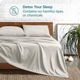 thumbnail image 3 of 4 Piece Bed Sheet Set Microfiber Ultra Soft Cooling Deep Pocket Bed Sheets Set, 3 of 14