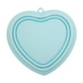 thumbnail image 4 of Unique Bargains Portable Heart Makeup Brush Cleaning Mat 1 Pc Blue, 4 of 6