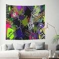 thumbnail image 3 of Splatoon Wall Tapestry Cartoon Poster Wall Hanging Tapestry for College Dorm Living Room Bedroom Decoration 59x59 Inch, 3 of 7