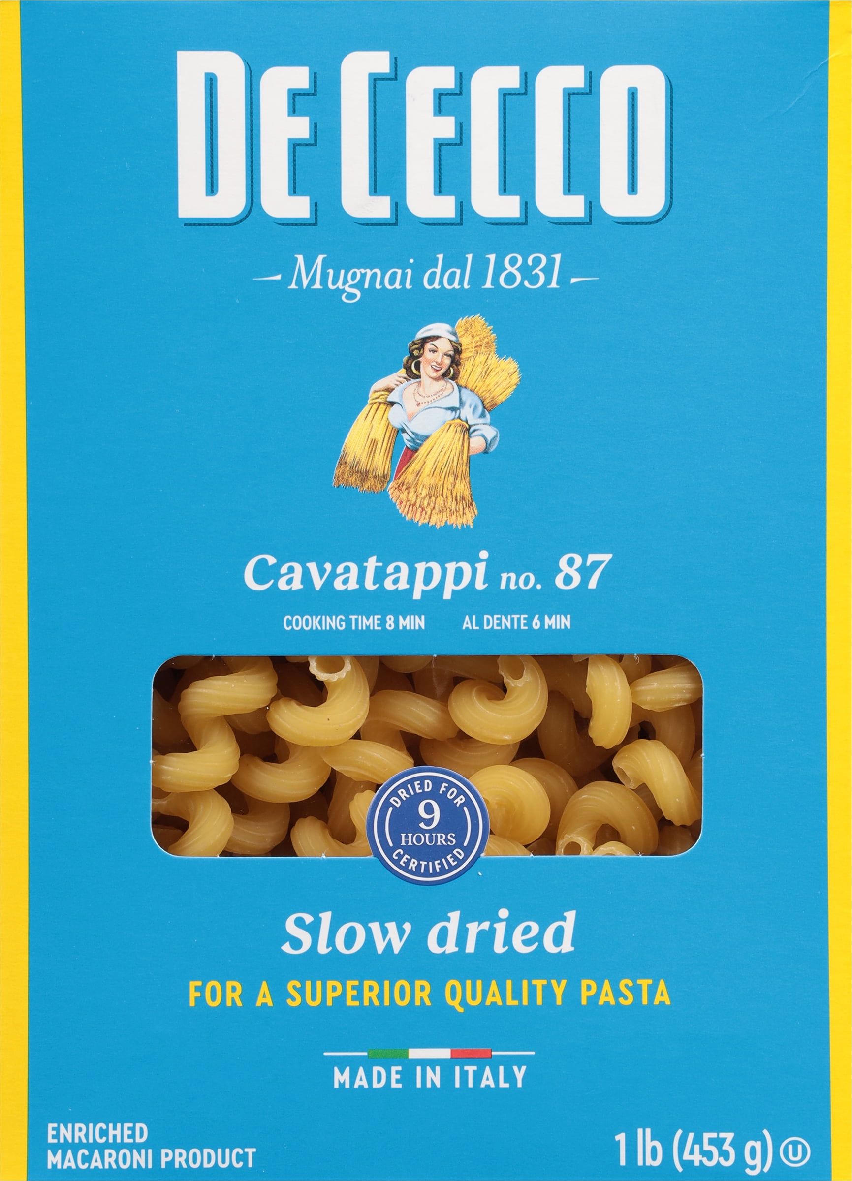 (3 pack) De Cecco Cavatappi No. 87 Pasta, 16 oz