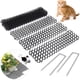thumbnail image 4 of Billuyoard Paquete de 10 alfombrillas con pinchos para jardín con ganchos en forma de U para césped, patio trasero, animales, tiras de plástico para Jardín y Patio Billuyoard HA009761-00B, 4 of 6