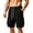 Black, variant on ZRGHAOYLQ Men's Cargo Shorts Drawstring Elastic Waist Shorts Stretch Athletic Casual Summer Work Shorts for Men with Multi Pockets