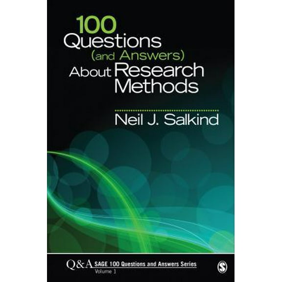 Pre-Owned 100 Questions (and Answers) about Research Methods (Paperback) 1412992036 9781412992039