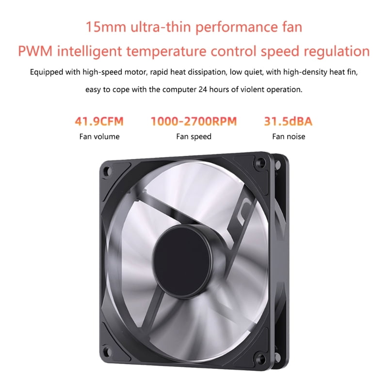 Quiet Operation 4 Pipe CPU Coolers with Thin Fan for Socket for Small Form Factor PC