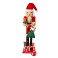 thumbnail image 5 of Kurt Adler Wooden 15-Inch Santa Calendar Nutcracker, 5 of 7