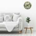 thumbnail image 5 of Chilfamy 10 Inch Birds Tree Branch Green Leaves Wall Clock 10x10in, 5 of 8