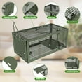 thumbnail image 4 of 2 PCS Humane Mouse Rat Traps, Mice Chipmunk Squirrel Traps, and Other Live Animal Cage Catch and Release for Indoor and Outdoor-Green, 4 of 7